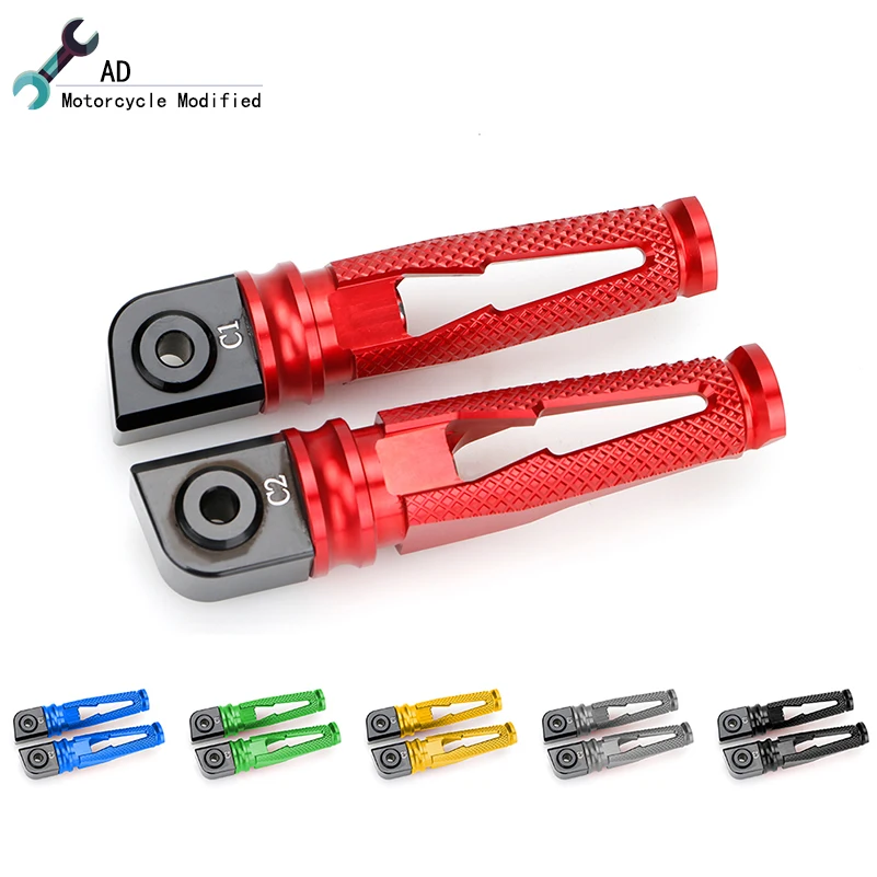 

For Kawasaki ZZR1400 GTR1400 ZRX1200 Rear Footrest Foot pegs rest Motorcycle Pedal Accessories Passenger Moto Parts