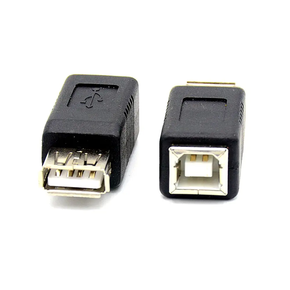 USB 2 0 A папа и женщина в B Женский принтер конвертер разъем адаптера порт розничная