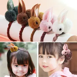 Новые милые животные кролик стиль ленты для волос войлочные объемные плюшевые кроличьи уши повязка на голову для детей девочек аксессуары