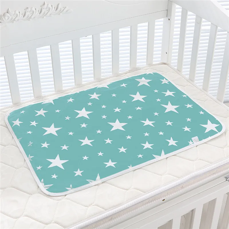 Пеленки коврик для новорожденных водонепроницаемый коляска кровать матрас хлопок дышащий Портативный Путешествия Чехлы уход за ребенком сумка