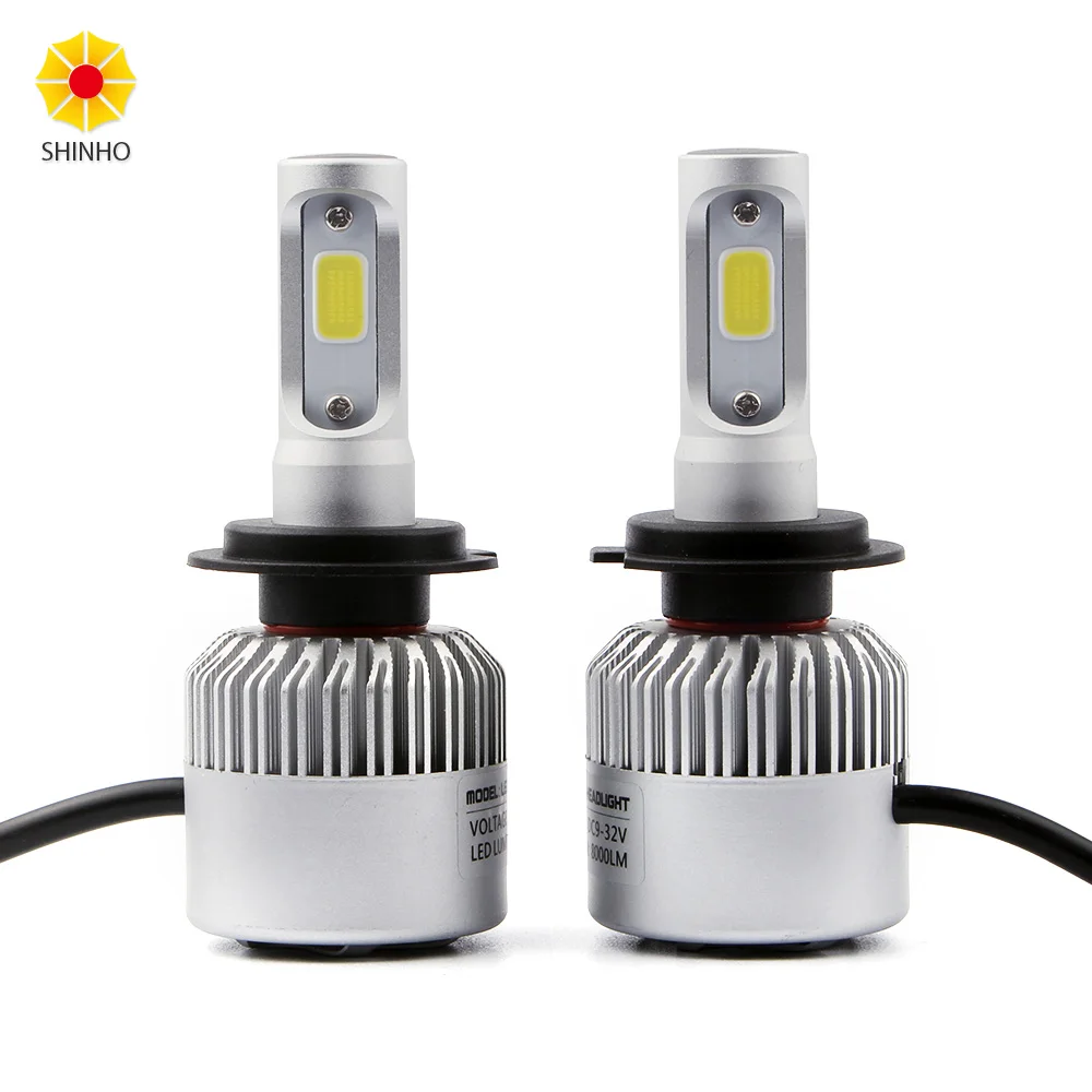 

2Pcs H7 LED Car Headlight H4 LED H1 H3 H11 H13 HB2 HB4 HB5 9012 9005 9006 9007 72W 8000LM Auto Headlamp 6500K Fog Light Bulb