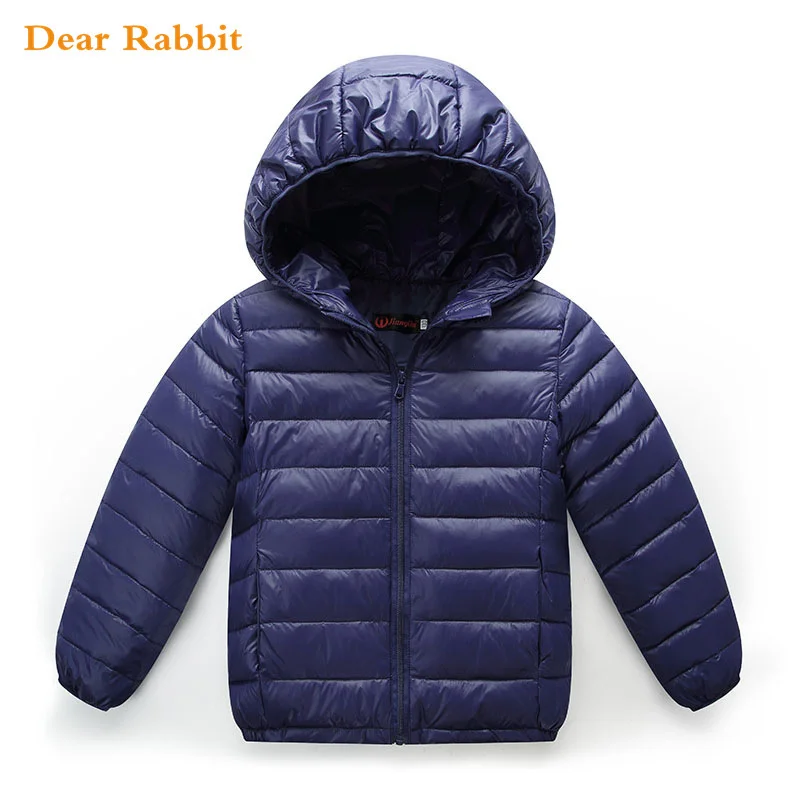 

2019 children jacket Outerwear Boy Girl autumn Warm Down Cotton Hooded Coat teenage parka kids winter jacket Age 10 12 13 years