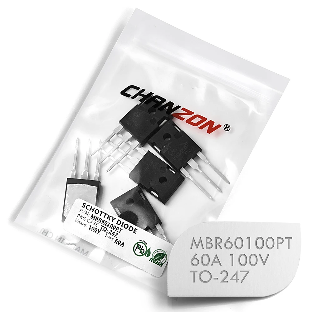 (5 шт.) MBR60100PT диоды выпрямителя Шоттки 60 А 100 В до 247 в MBR60100 PT|Диоды| |