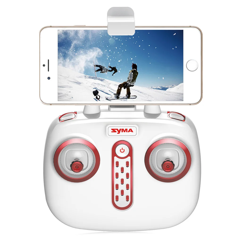 SYMA X15W игрушка, Дрон на дистанционном управлении RTF WiFi FPV 720P HD 2,4 ГГц 4CH 6-Axis Gyro удержания высоты одним нажатием кнопки, чтобы снять вертолеты с дистанционным управлением