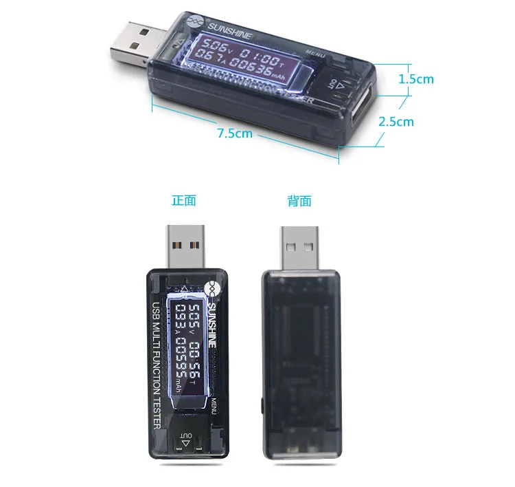 Novfix 3,5 V-7 V Ток Напряжение Ёмкость тестер USB вольт тока Напряжение доктор Зарядное устройство Ёмкость метр тестер Мощность банка