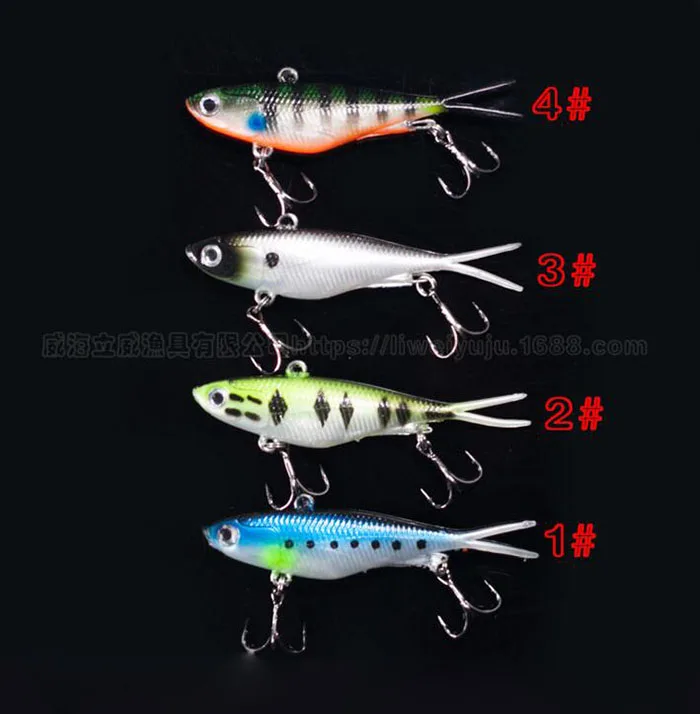 

4Pcs Soft Lead Fish Split Tail Lure 9cm 20g Pesca Sea Swivel Jig Wobbler Vib Fish Bait Fishing Tackle