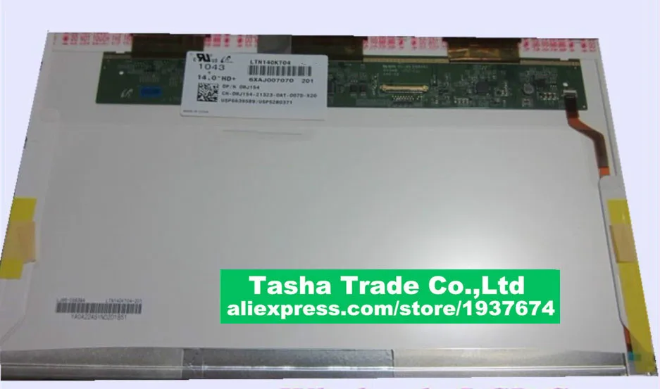 

Replacement LCD Model LTN140KT04 B140RW03 V.1 B140RW01 V.0 LP140WD1-TLA1 for DELL 1458 E5420 E6420 Broken Screen Replacement