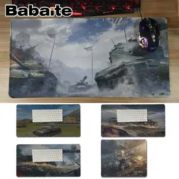 

Babaite New Printed World of Tank Keyboards Mat Rubber Gaming mousepad Desk Mat Rubber Large Size Gaming Mouse Pad