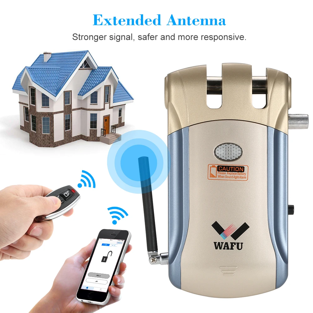 WAFU WF 008U приложение дверной замок Bluetooth пульт дистанционного управления