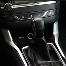 TOMEFON Авто Крышка Стайлинг для peugeot 308 2014 2015 2016 ABS Chrome шестерни сдвиг уровня Stick база пьедестал сбоку Бар отделкой 2 шт