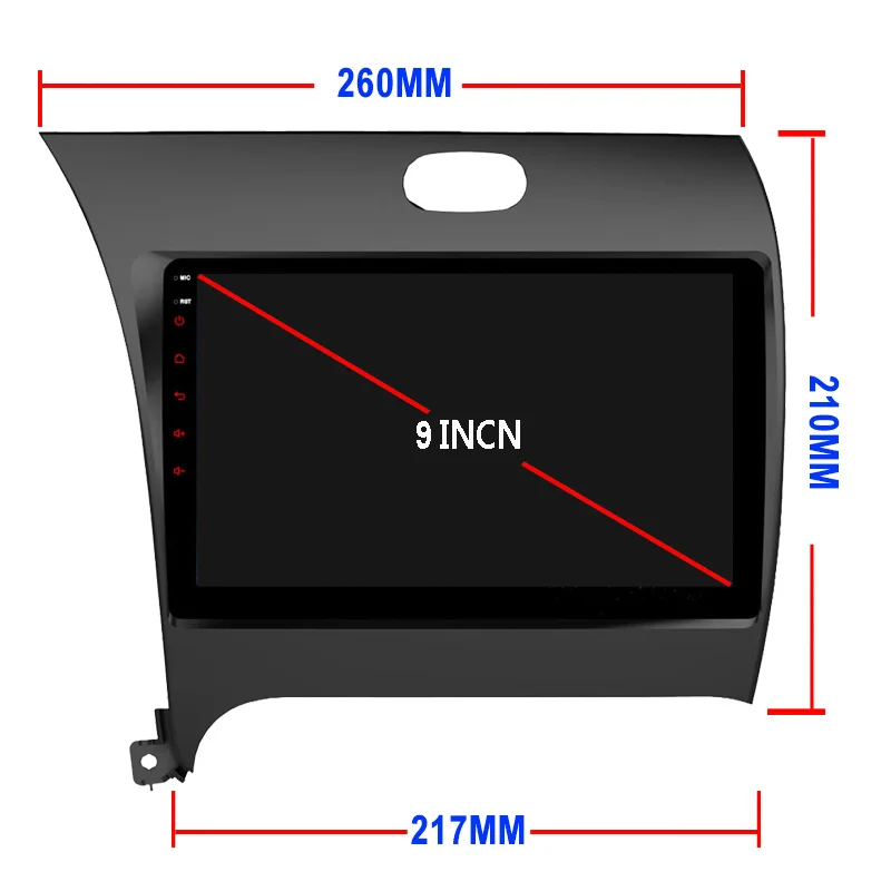 Discount Funrover 9" Android 8.0 2 din Car Dvd Player Navi For Kia Cerato K3 Forte 2012-2016 2g+32g Stereo gps Multimedia Bluetooth radio 4