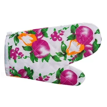 Горячая GCZW-2pcs Прихватки высокотемпературные кухонные для приготовления микроволновой печи перчатки для выпечки более толстая изоляция анти-тепло противоскользящие