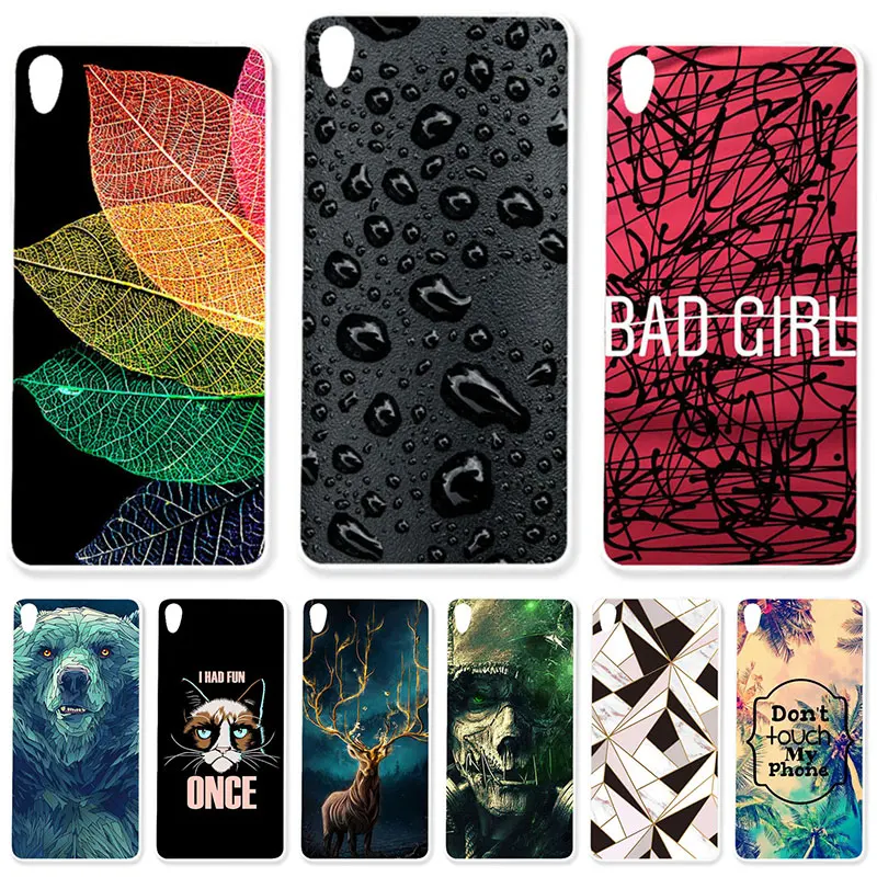 TAOYUNXI لينة TPU حالة لسوني اريكسون L1 جرابات لأجهزة سوني L1 G3311 G3312 G3313 سوني اريكسون E6 المزدوج 5.5 بوصة DIY رسمت يغطي