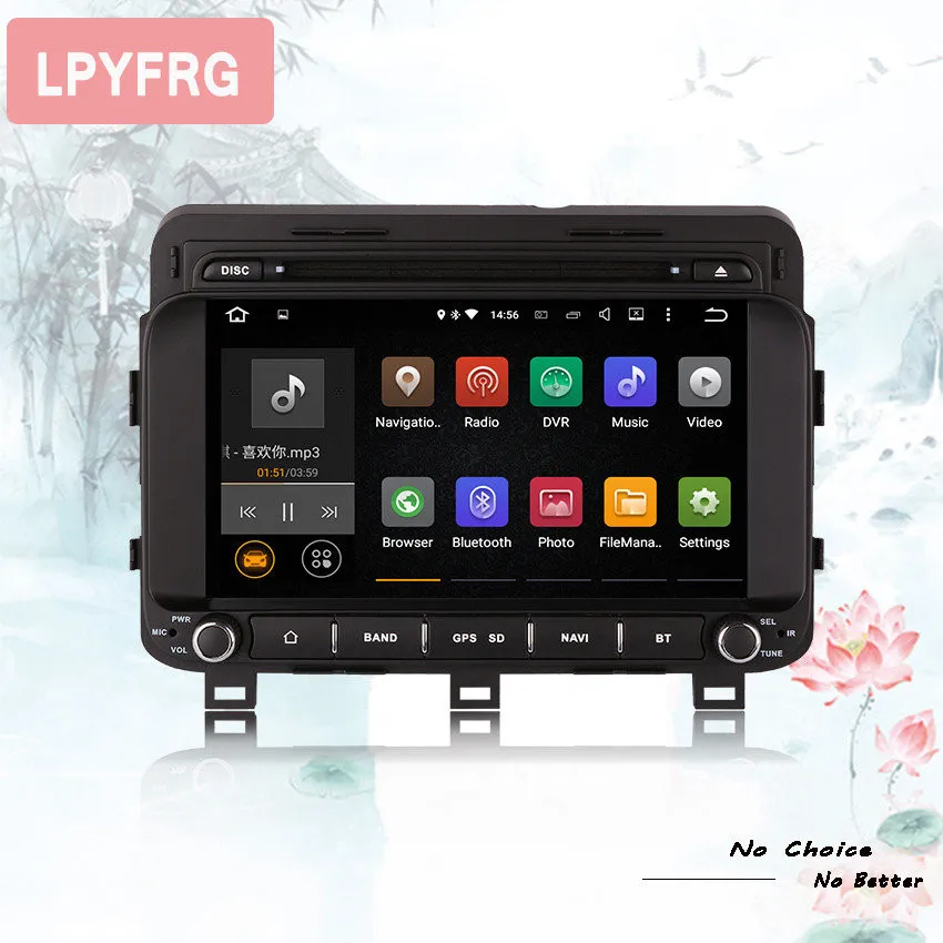 Perfect 8" Octa Core Android 9.0 Car GPS For KIA K5 KIA Optima 2011-2015 Car radio Multimedia NAVI with IPS screen 4Gb Ram+64Gb Rom PX5 2