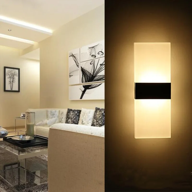 6w Led Wall Lamp Modern minimalist Sconce Stair Light Fixture Living Room Bedroom Bed Bedside Indoor Lighting Home Hallway Loft (13)
