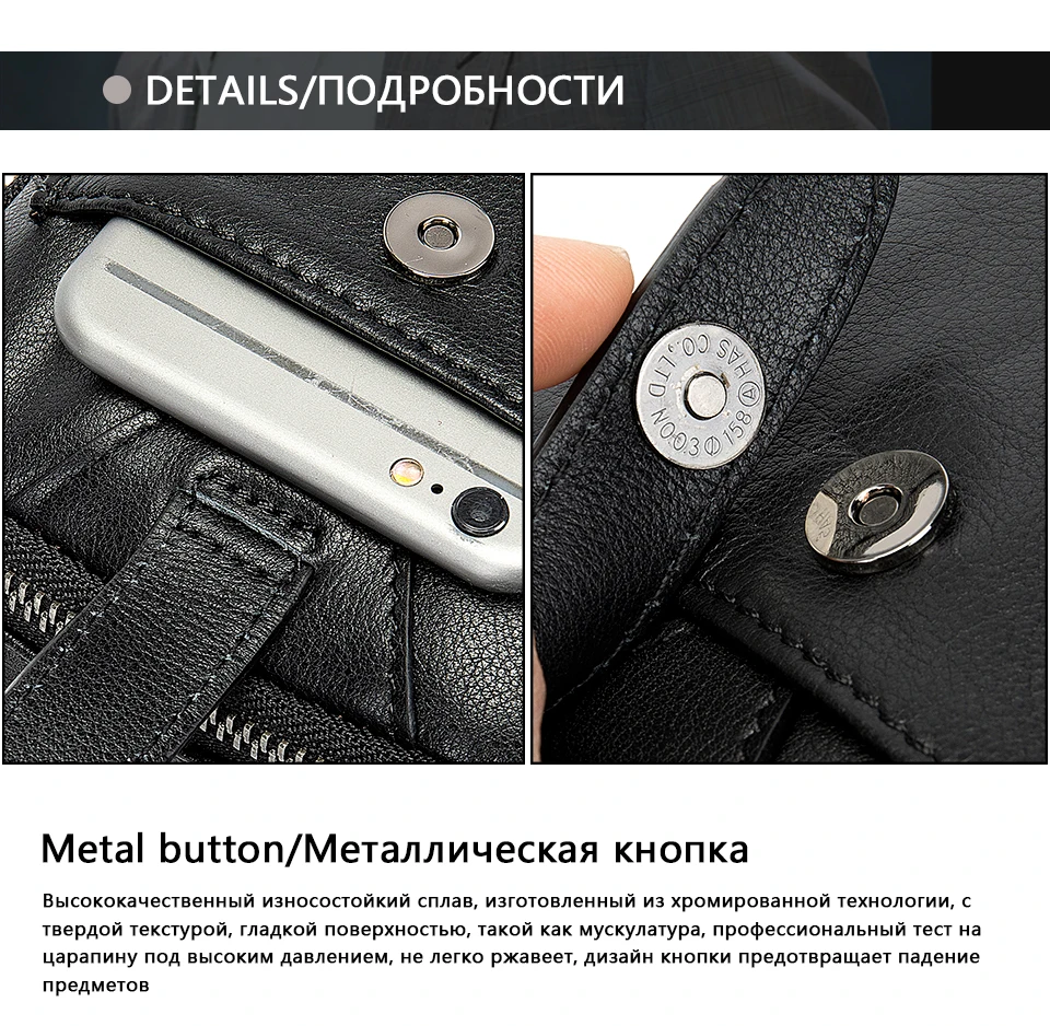 Men's Bag Crossbody Shoulder Bag Genuine Leather Male Mini Fanny Pack Clutch Small Money Belt Bags for Men Pouch Pack 17
