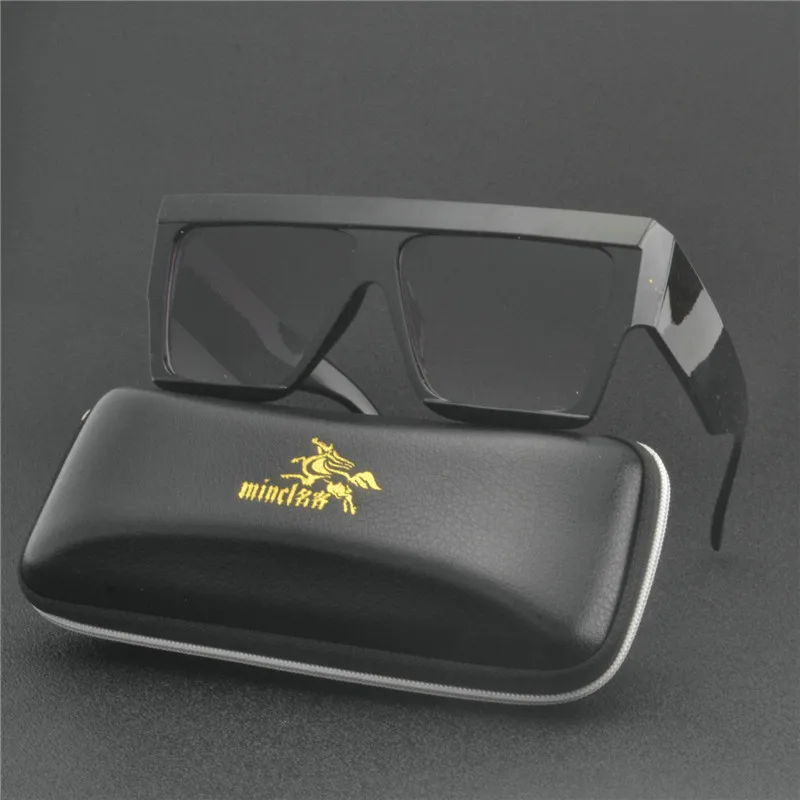 Супер большой футуристический негабаритных щит козырек Солнцезащитные очки с плоским верхом зеркальный подойдет как для повседневной носки, так Объектив Модные женские металлический каркас солнцезащитные очки FML