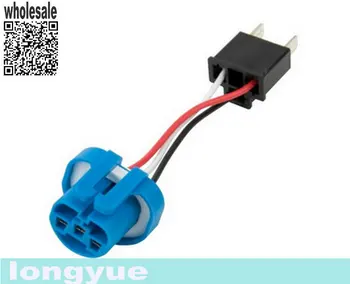 

longyue 10pcs HB2/H4/9003 to 9007/HB5 Conversion Socket Adapter 10cm cable