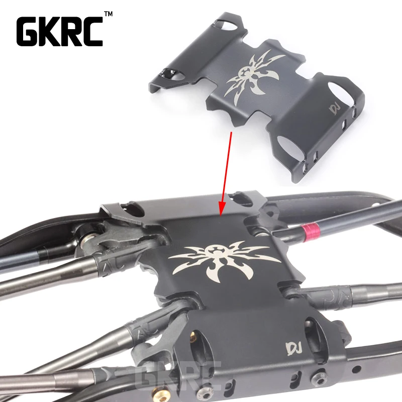 

1pcs Metal Chassis Armor For 1/10 Rc Crawler Car Axial Scx10 90046 90047 Jeep Wrangler