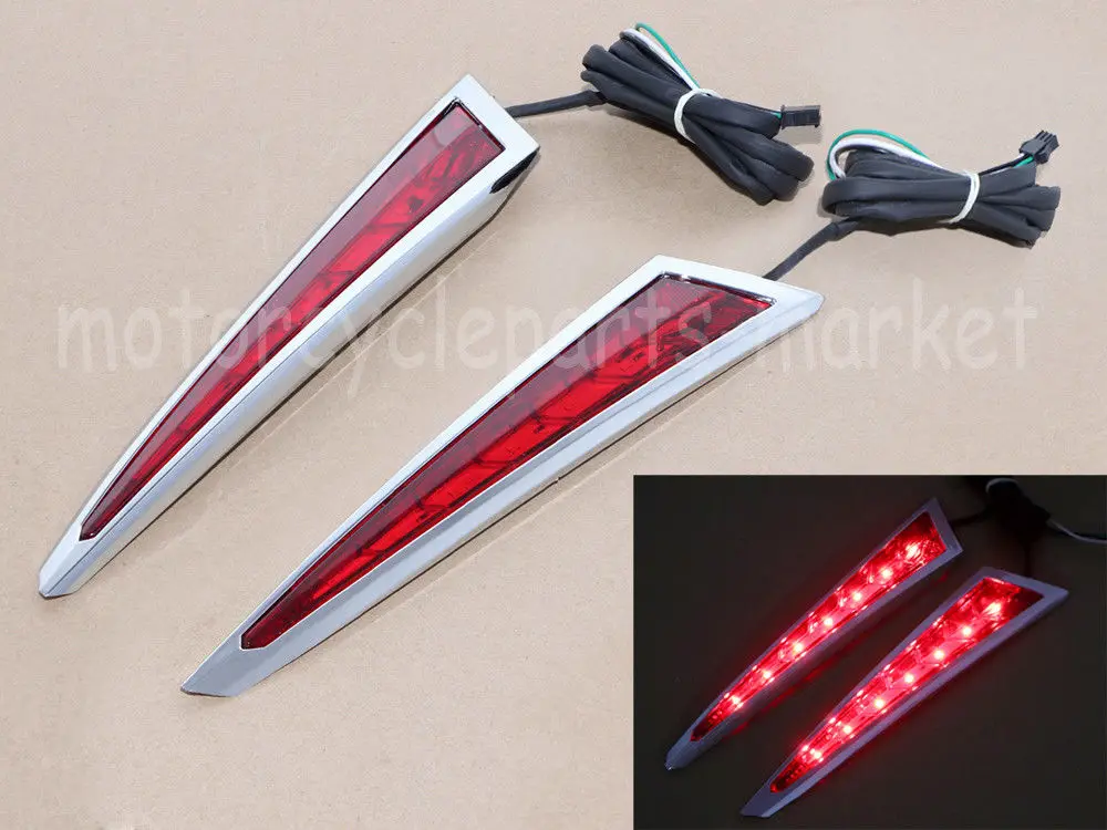 

Rear Saddlebag LED Brake Tail Accent Light For Victory Cross Country 2010-2017 & Hard-Ball 2012-2013 & 2010-2014 Cross Roads