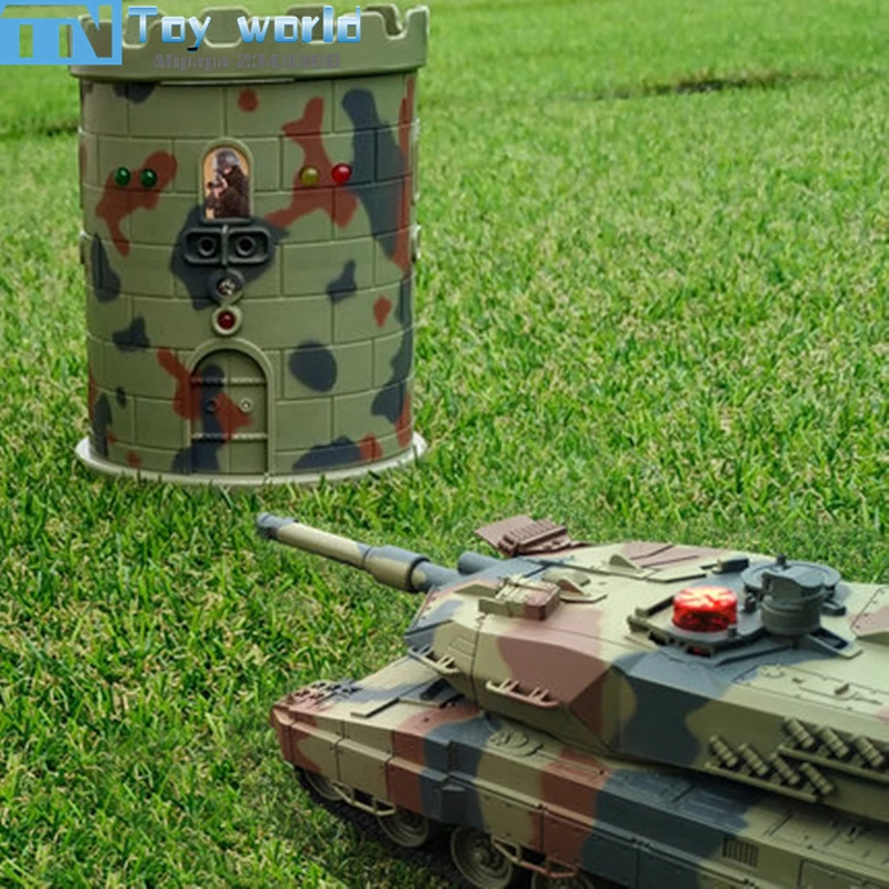 1:24 550b RC боевой танк игрушка Моделирование Инфракрасный RC боевой автомобиля Управление автомобиля Военная Униформа игрушки для взрослых и детей подарки
