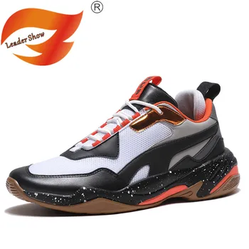 

Leader Show Men Shoes Fashion Comfortable Lace-up Men Casual Shoes Breathable Outdoor Casual Sneakers Flats Zapatillas Hombre