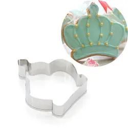 AMW в форме короны из нержавеющей стали печенье плесень кухонные аксессуары для работы с мастикой украшения торта инструменты дешевый резак