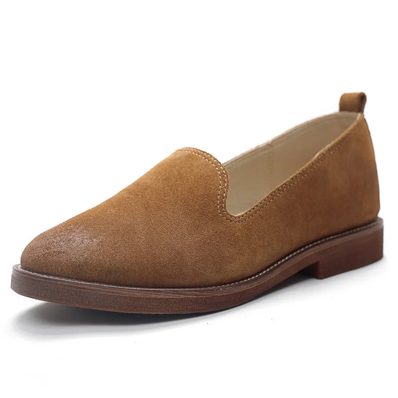 

Plus size 34-42 2017 Spring High Quality Genuine Leather Loafers Women Causal Fashion Women's Flats Spring Autumn shoes