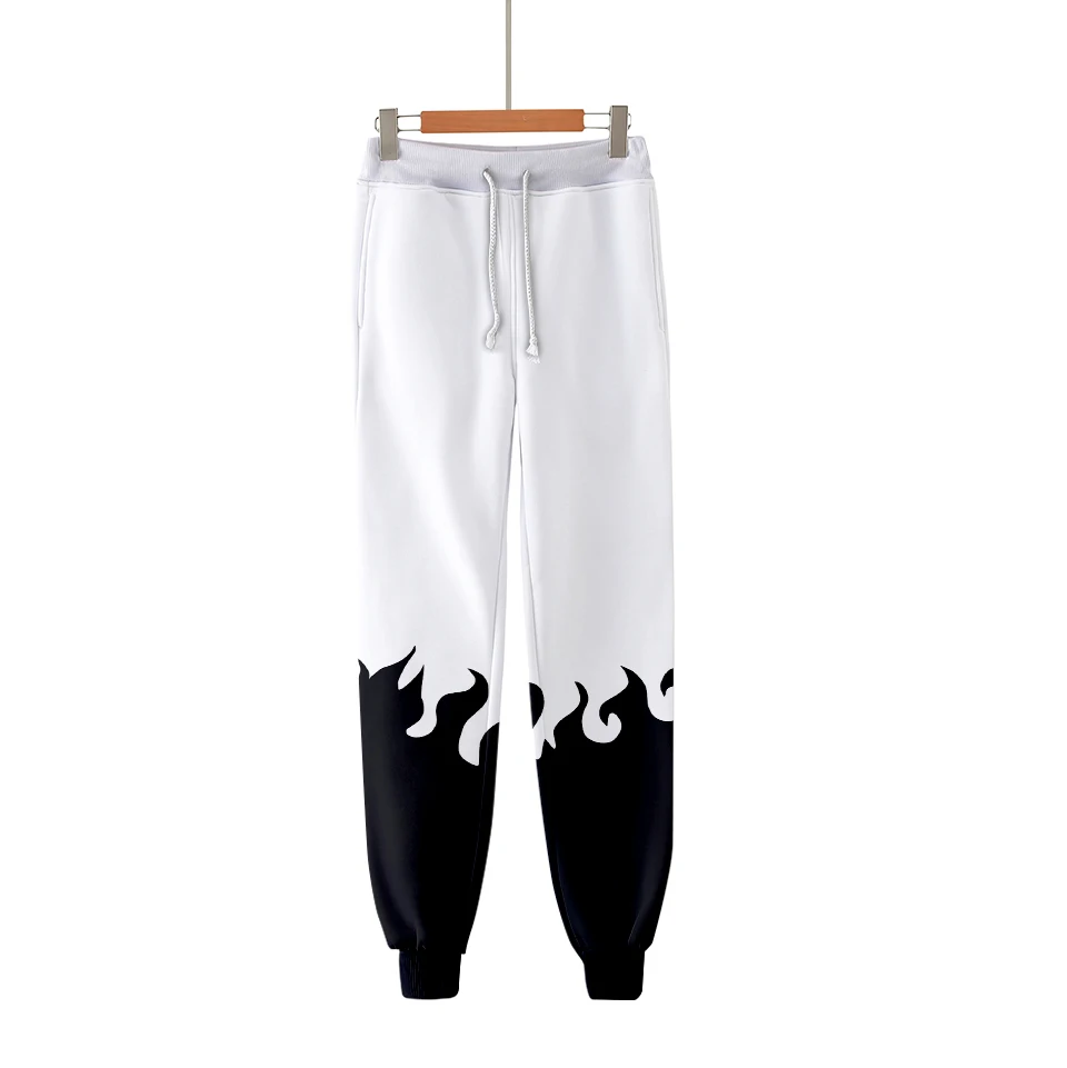 3D Naruto autumn winter sports pants unisex role-playing casual harajuku sweatpants plus velvet thickening hip hop trousers