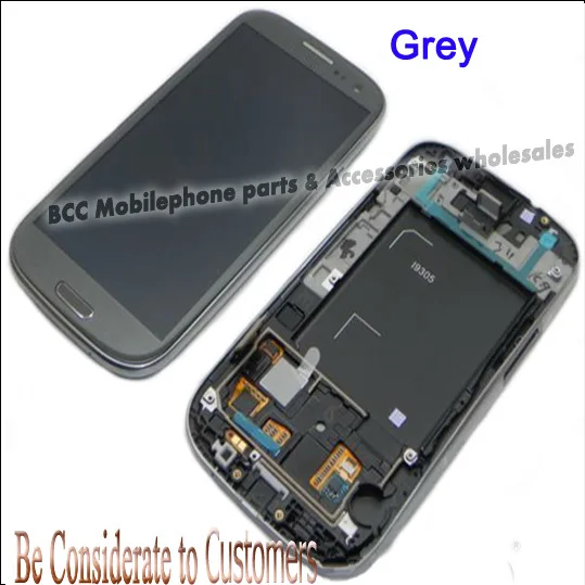 

For Samsung  S3 GT-i9305 i9305 LCD Display&Touch Screen+Frame Assembly Original 4.8 Inches White/Blue/Black/Grey 20pcs/lot