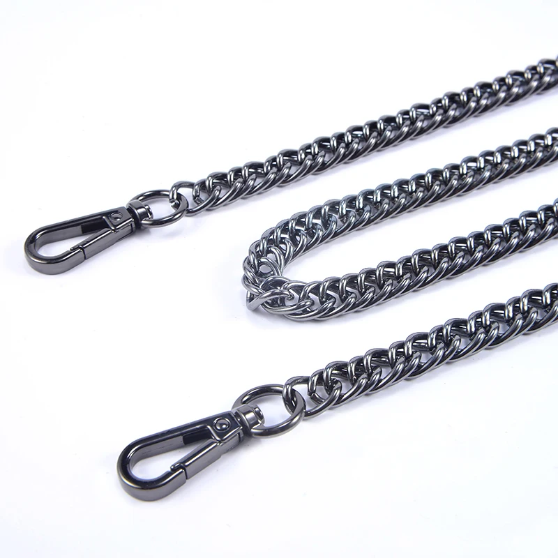 60/120cm Replacement Purse Metal Chain For Bags Shoulder Crossbody Strap Bag DIY Belt For Bag Accessories Hardware Iron Chain 