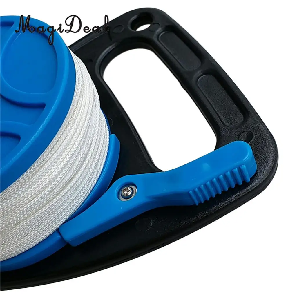 Heavy Duty Scuba Dive Reel - Underwater Diving Tech Spool Kayak Anchor & Thumb Stopper, 83m Line, Bolt Snap - Choice of Color