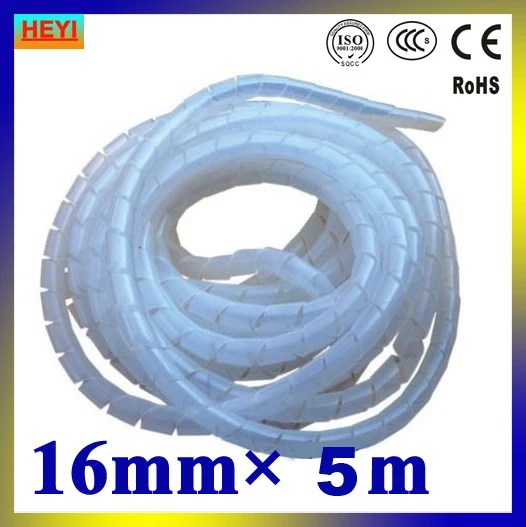 

5m Roll 16mm Spiral Wrapping Band Cable Management Made from PE