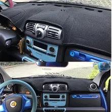 Анти-солнце тепла, автомобильные коврики для приборной панели для benz smart 2009-- fortwo forfour аксессуары для интерьера