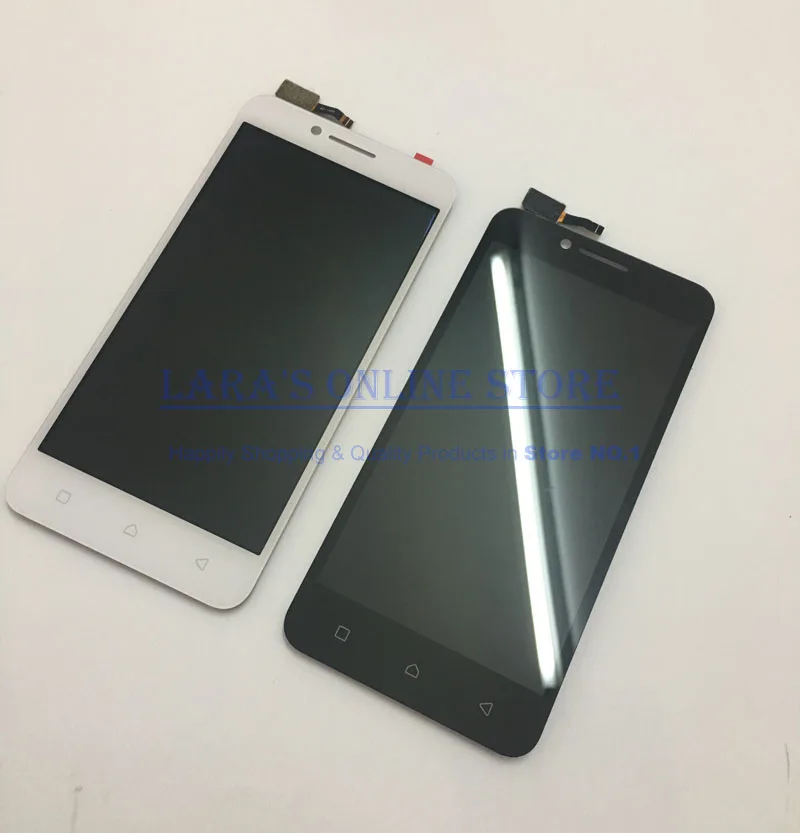 ЖК-дисплей с дигитайзером сенсорного экрана для LENOVO Vibe C A2020 A2020a40 черно-белый 854x480