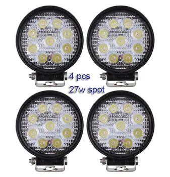 

[Seven Neon]27W LED Work Light for Indicators Motorcycle Driving Offroad Boat Car Tractor Truck 4x4 SUV ATV Spot Flood 12V