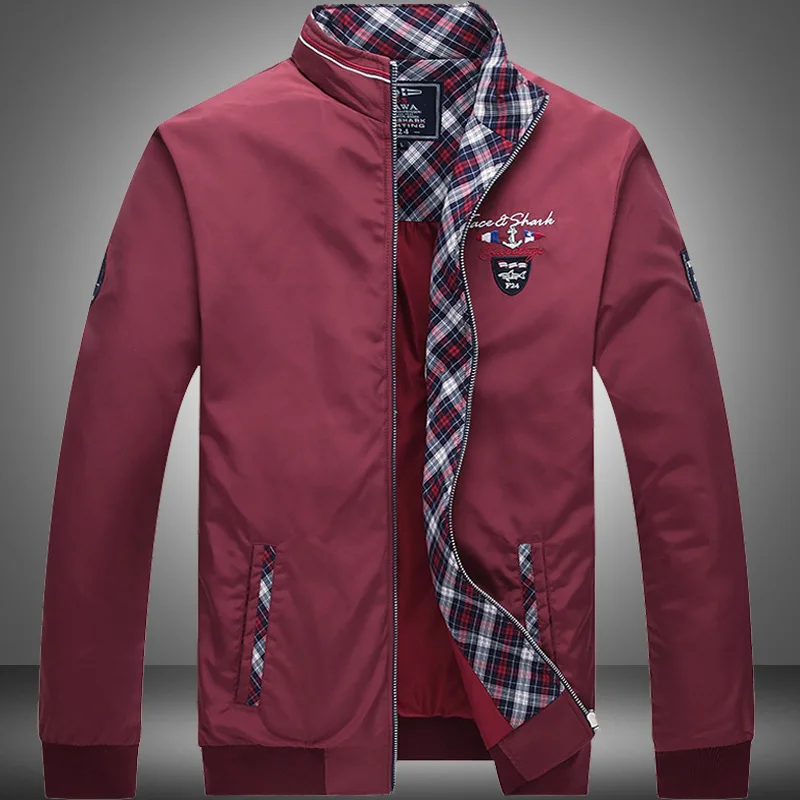 

2017 New Men Autumn Spring Jacket and Coat Plus Size XXXL Jackets Men 185