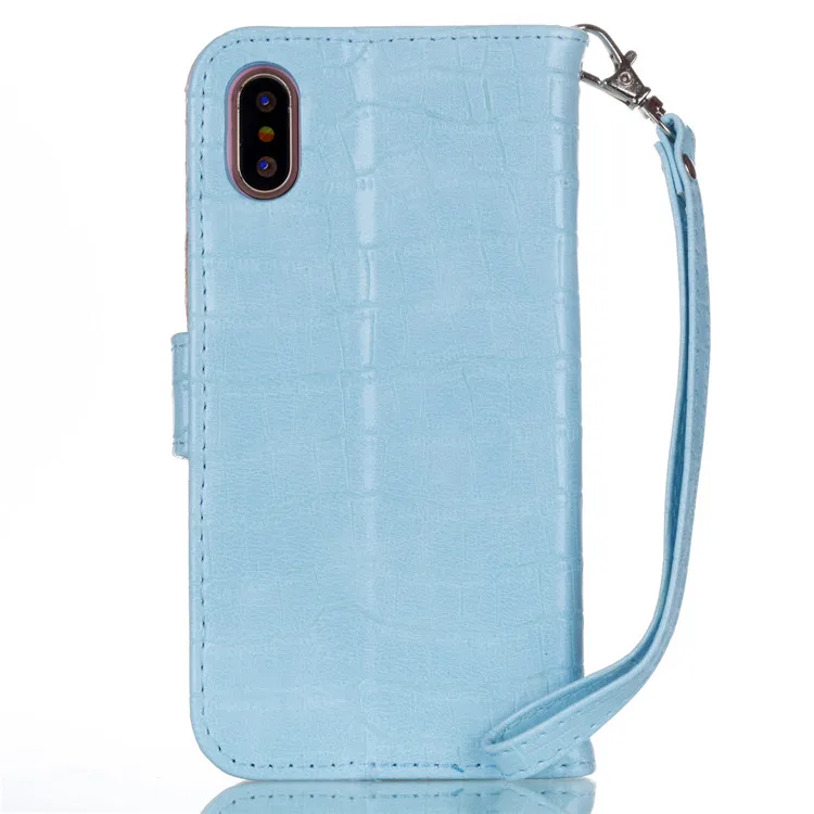 iphone 8 crocodile pattern flip case (8)