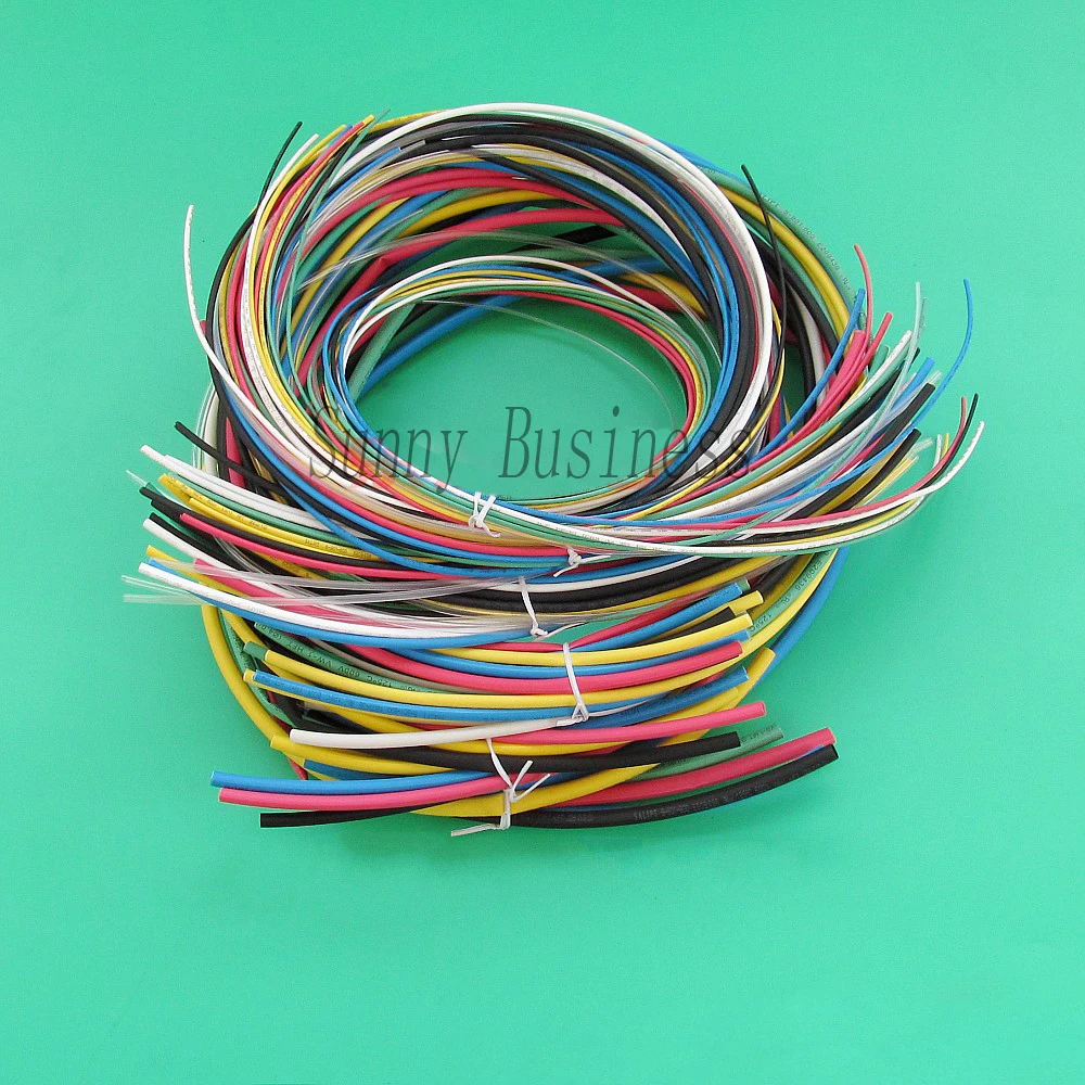 

66M/Set Heat Shrink Tubing 6 sizes 7 Colours Tube Sleeving Pack Kit 1.5-6mm