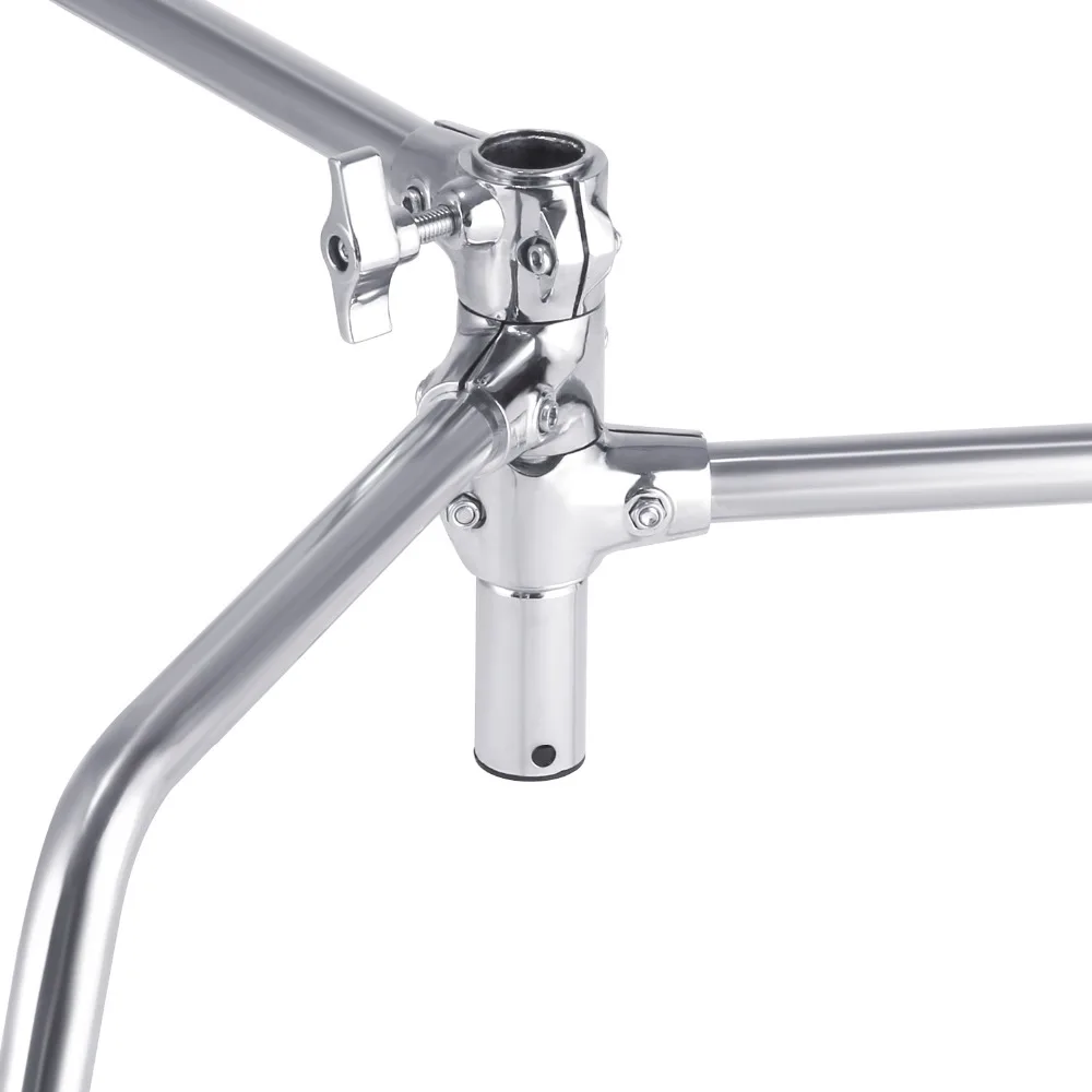 Neewer Stainless Steel Heavy Duty C-Stand 5-10 feet/1.5-3 meters Adjustable Photographic Sturdy Tripod for Reflectors Softboxes