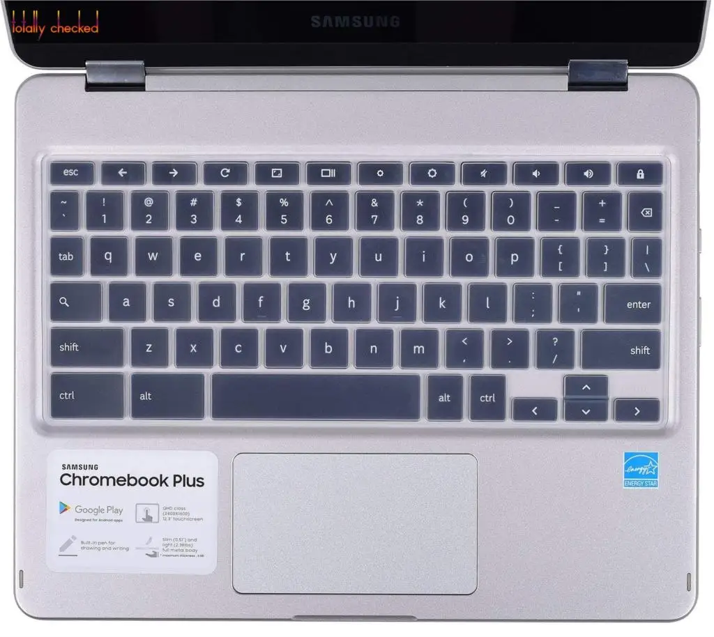 Клавиатура для ноутбука, чехол для samsung Chromebook Plus XE513C24 12,3 ''/для samsung хромированная книга Pro 12,3 дюймов XE513C24 - Цвет: transparent