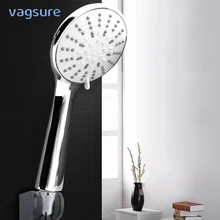 Vagsure Регулируемая ABS душевая головка высокого давления Душ Распылитель насадка для ванной экономии воды