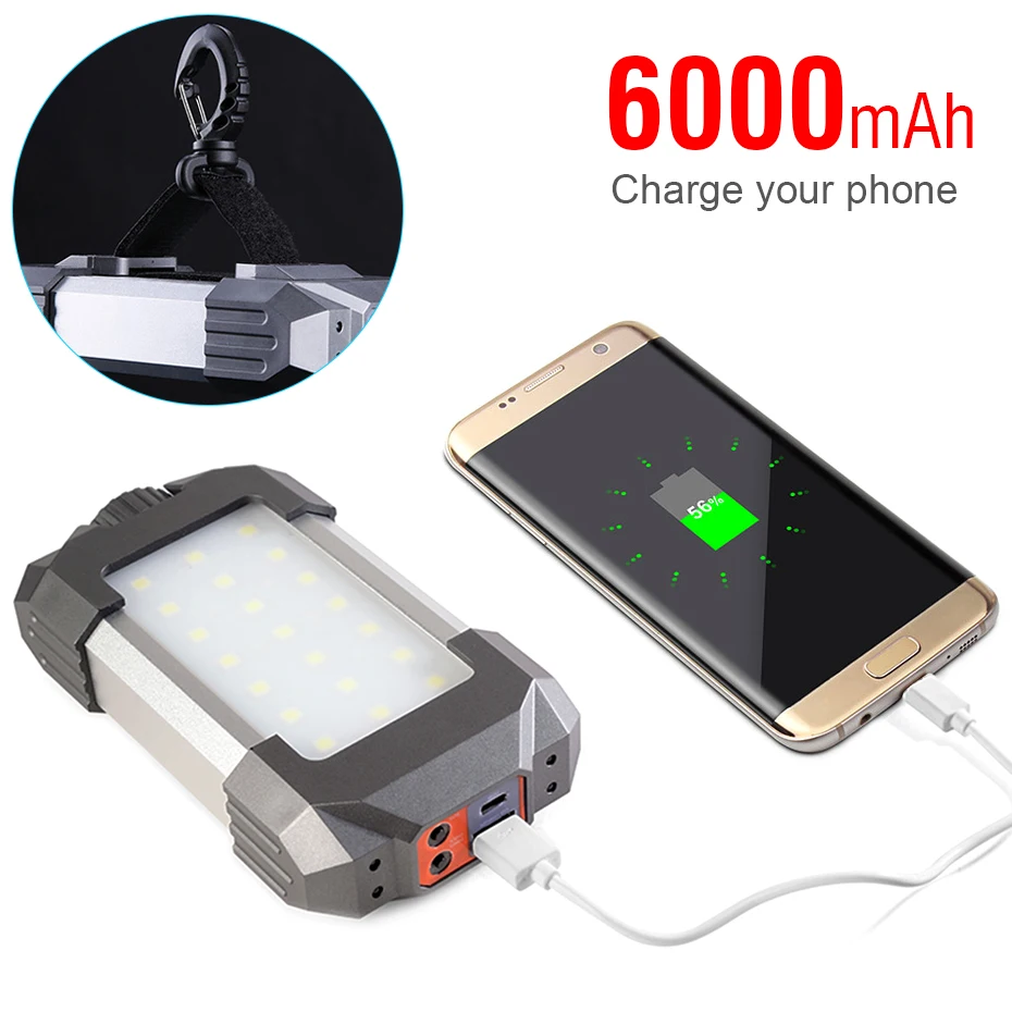 

15WLED Camping Light Portable Hanging LED Camping Tent Light USB Rechargeable Outdoor Portable Lantern Waterproof Emergency Lamp