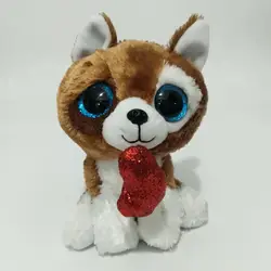 Ty Beanie Boos 6 "15 см SMOOTCHES-VALENTINE DOG MEDX мягкая коллекция животных кукла игрушка