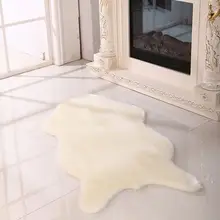 Мягкая Искусственная овчина коврик, матрас, ковер коврик анти-скольжение стул чехлы для диванов Спальня дома декоративные коврики для Спальня ковер из искусственного меха