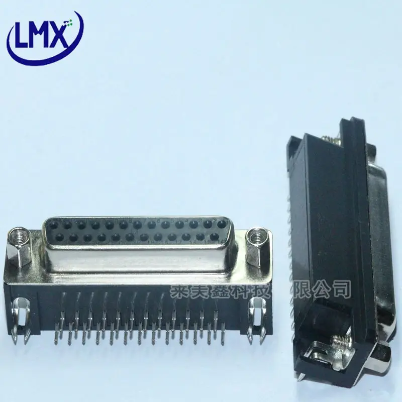 20 шт./лот DR-25Pin коннектор типа мама DR-25 изогнутая игла 90 градусов серийный D-SUB 25pin