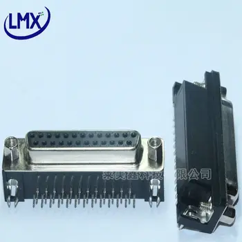

20PCS/LOT DR-25Pin D-SUB Connector Female DR-25 90 degree curved needle / Serial RS-232 25pin female / DB25