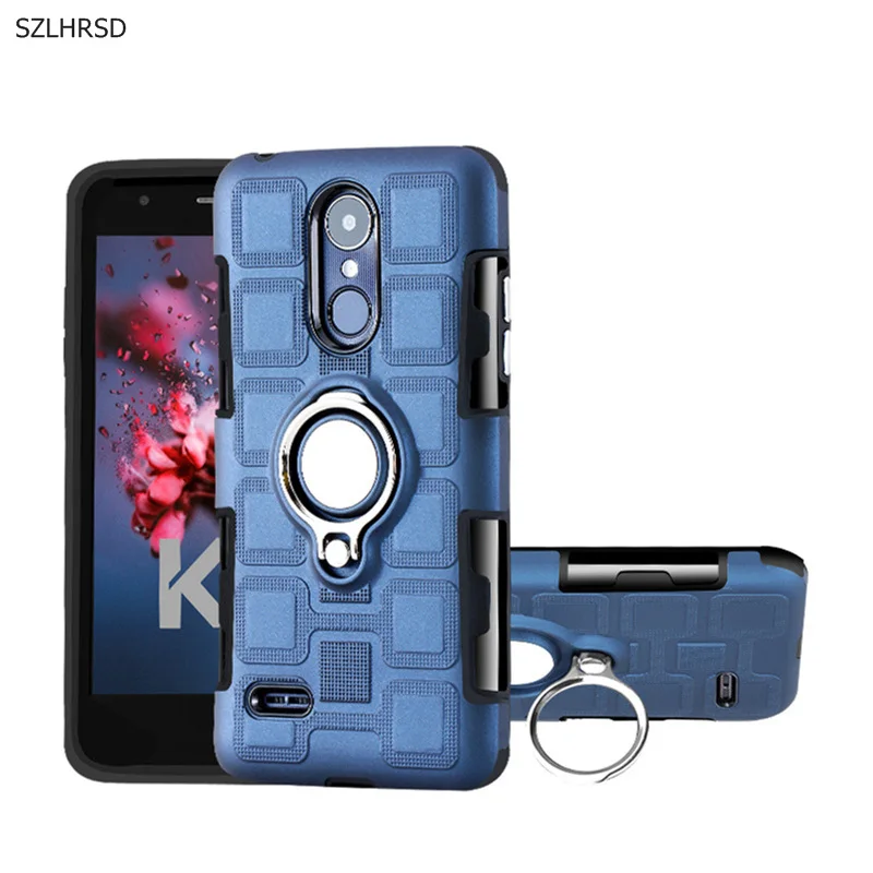 

Shockproof Case for LG K8 2018 X240 Case Cover Funda Robot Hybrid Hard Back cover For LG K8 2017 5.0" Cases
