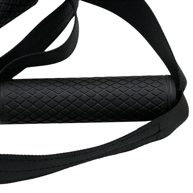 1set Hanging Training Body Building Handle Rubber Handle Fitness Accessories Pull Rope Sports Entertainment