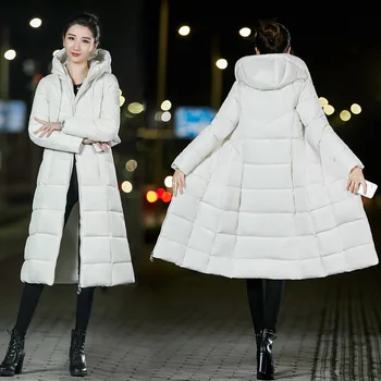 

YTNMYOP 2019 Winter Coat Women Long Plus Size M-6XL Thickening Clothing Outwear Down Cotton Warm Jackets Casual Winter Parkas